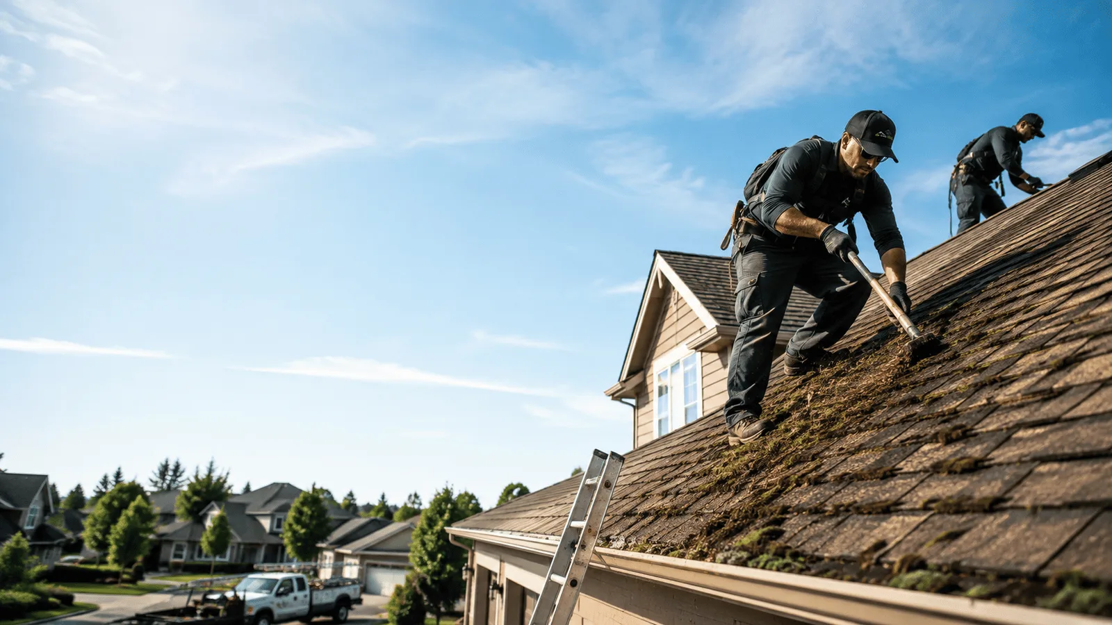 Roof Moss Removal in Turtle Lake, WI near me
